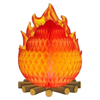 Fogueira São João M - Enfeite Papel de Seda - Colmeia - 1 Unidade - Girotoy - Rizzo em Oferta na Shopee