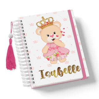 Caderneta de Vacinação Personalizada Ursinha Princesa em Oferta na Shopee