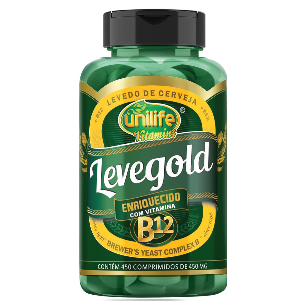 Levegold Vitamina B12 450mg 450 Comprimidos - Unilife