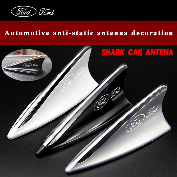 Carro Universal Dummy Shark Fin Telhado Decorativo Antena Decorativa Aérea Adequada Para Ford ranger fiesta escape ecosport Foco mk1 mk2 mk3 F-150 mustang mondeo Motorista De Estrada smax Fusion