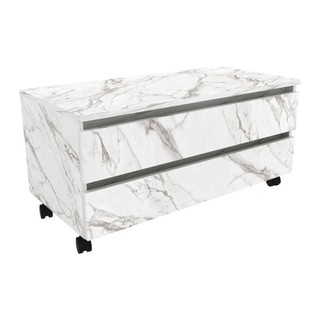 Gabinete Banheiro 2 Gavetas com Rodízios 80cm Multimóveis VCR10083 em Oferta na Shopee