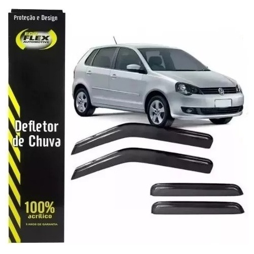 Defletor Calha de Chuva Polo Hatch 2002 a 2016 4 Portas 30016A
