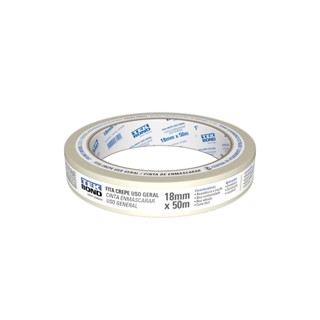 Fita crepe 18mm x 50m - tekbond
