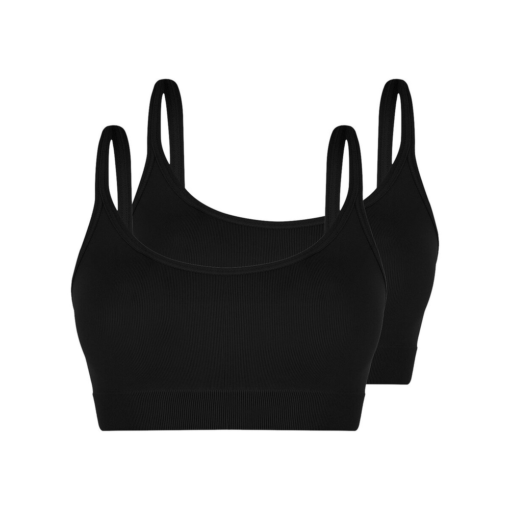 Kit com 2 Tops sem Aro e sem Bojo Loba 41018-001 em Oferta na Shopee