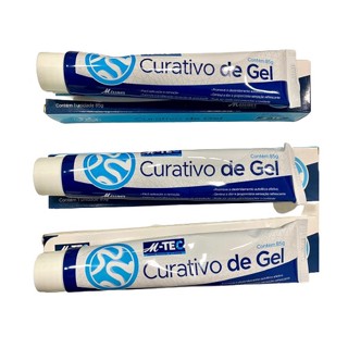 Kit com 3 Tubos Curativo Hidrogel para Tratamento de Feridas M-Tec 85g - Missner