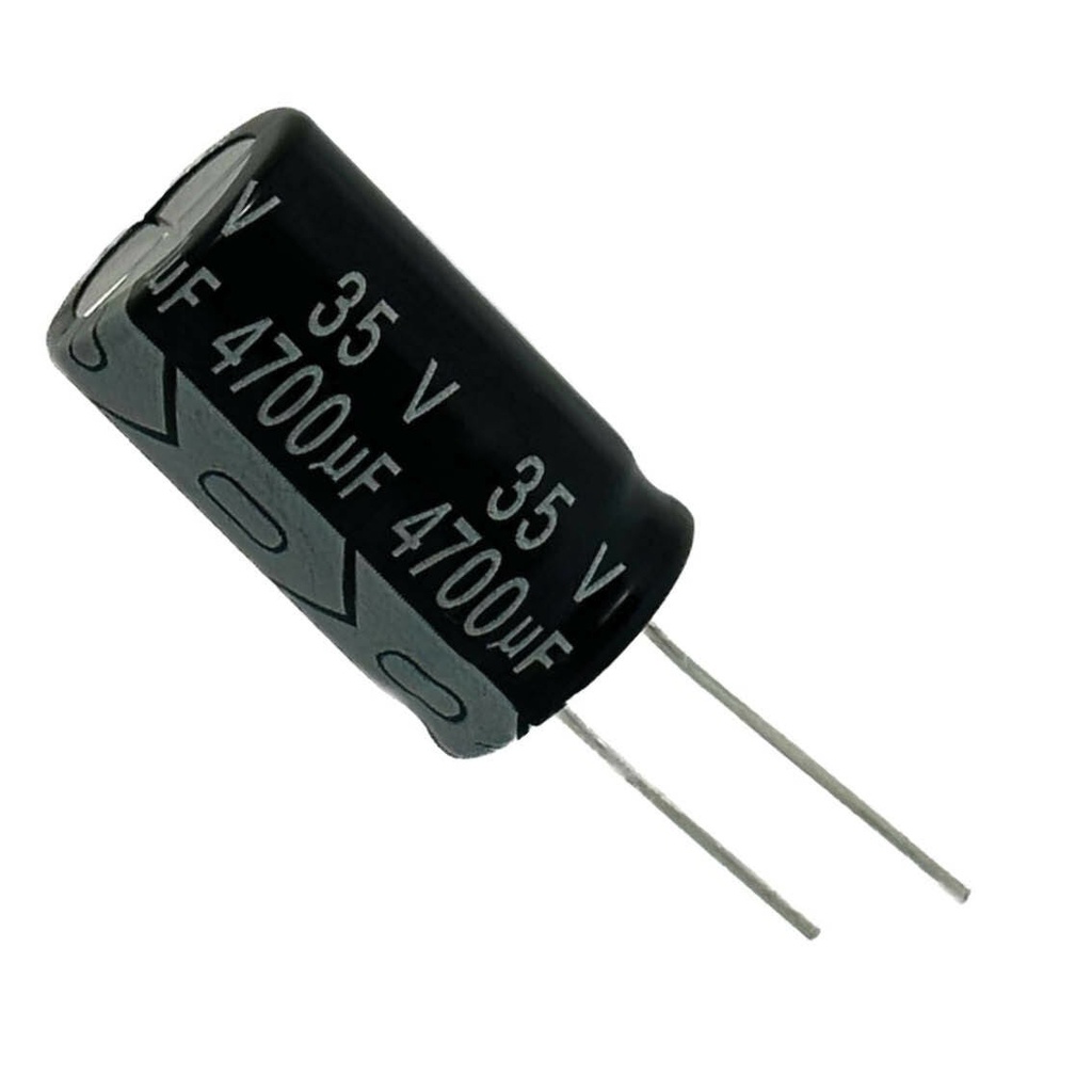CAPACITOR ELETROLITICO 4700X35V - 4700UF X 35V - 105 GRAUS em Oferta na Shopee