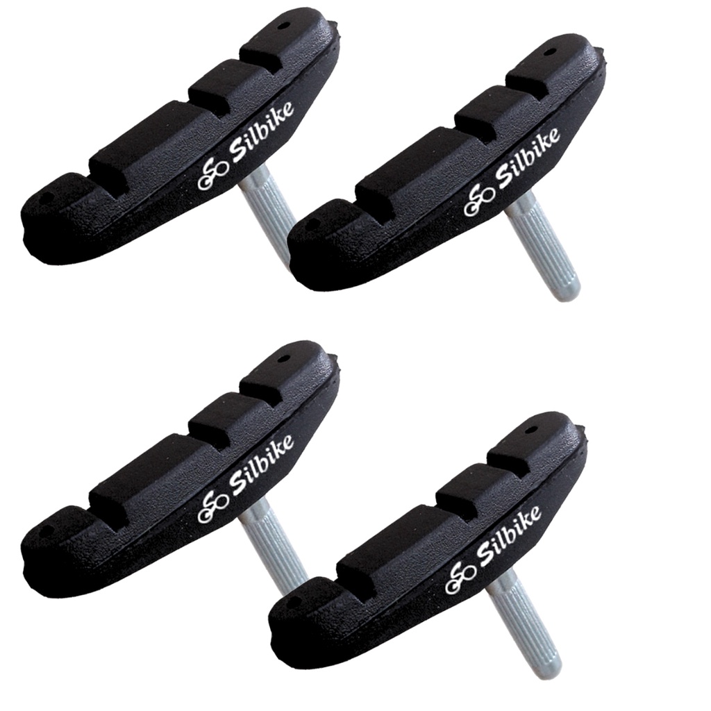 Pares 2 de Sapata de Freio De Pino Para Bicicleta Cantilever V-Brake Pastilha Borracha Bike 70mm em Oferta na Shopee