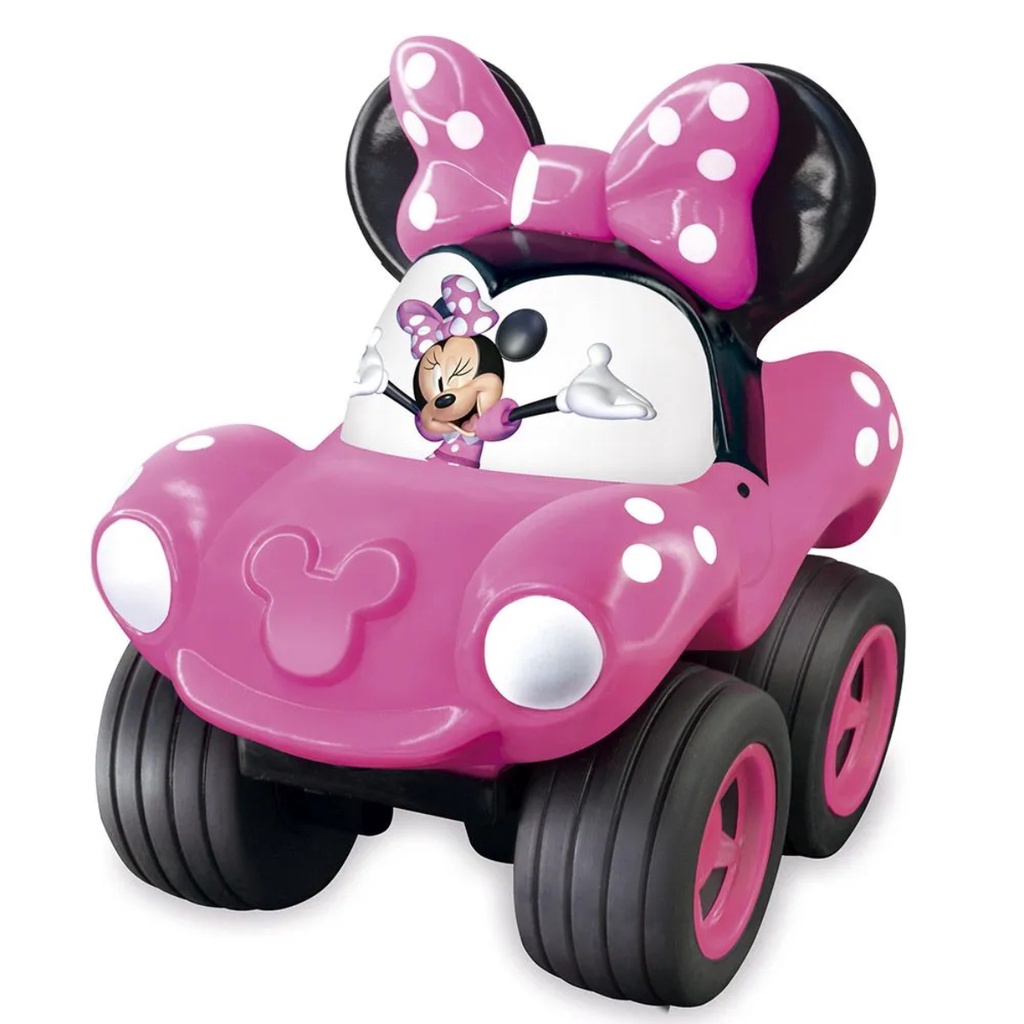Carro Fofomóvel Minnie Rosa em Vinil Fácil de Lavar +4 meses Menina Líder Diversão Lazer - 2882 em Oferta na Shopee