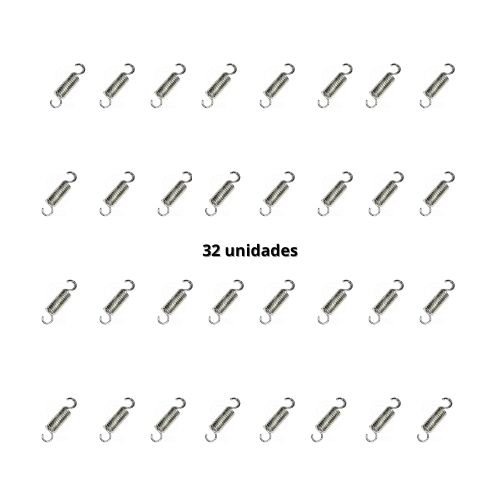 32 Molas Jump Mini Cama Elastica Trampolim Academia Musculação JFIT
