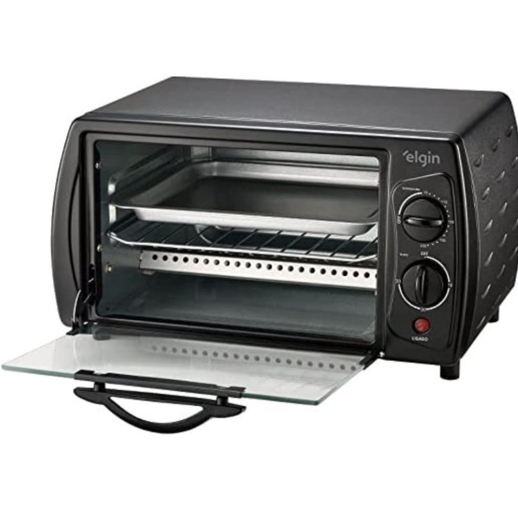 Forno de Bancada Elétrico Elgin Forno Elétrico 9L Preto