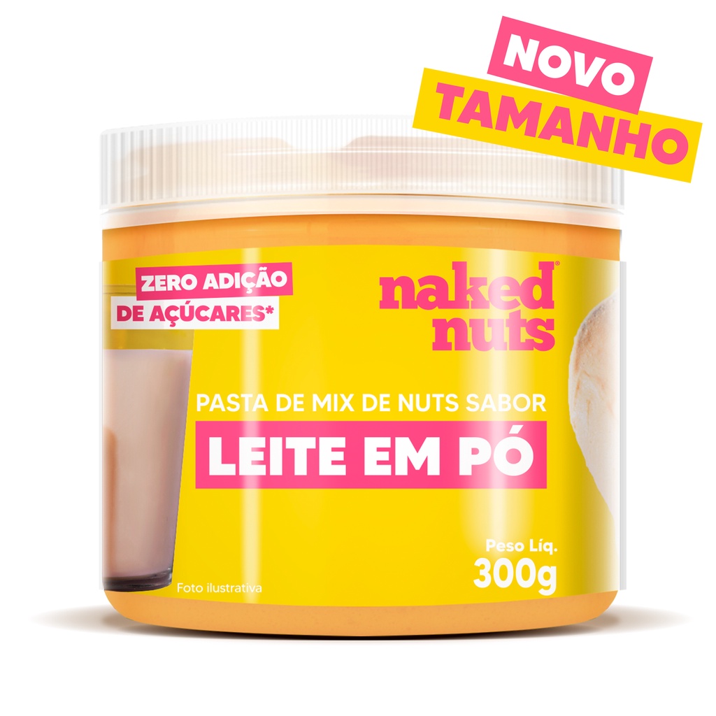 Pasta de Mix de Nuts com Leite em Pó (300g) - Food & Beverages