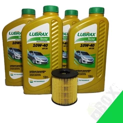 KIT TROCA DE ÓLEO 10W40 LUBRAX + FILTRO CITROEN, PEUGEOT