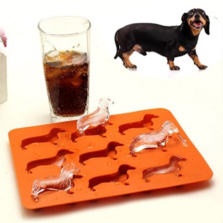 Molde De Bolo De Chocolate 3D Dachshund Moldes Cerveja Cubo De Gelo Festa De Bricolage Fondant Cozimento Ferramentas Decorativas Dropshipping