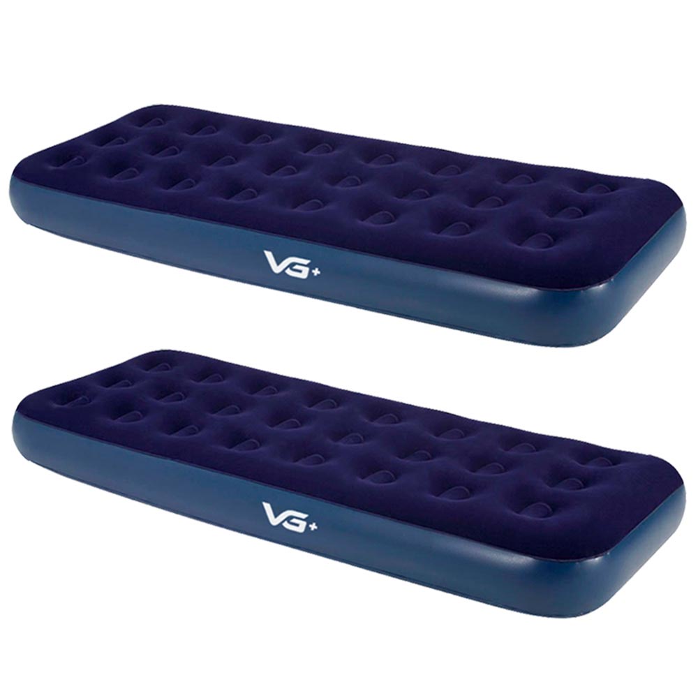 Kit 2 Colchões Infláveis Solteiro Flocked Comfort Vg Plus em Oferta na Shopee
