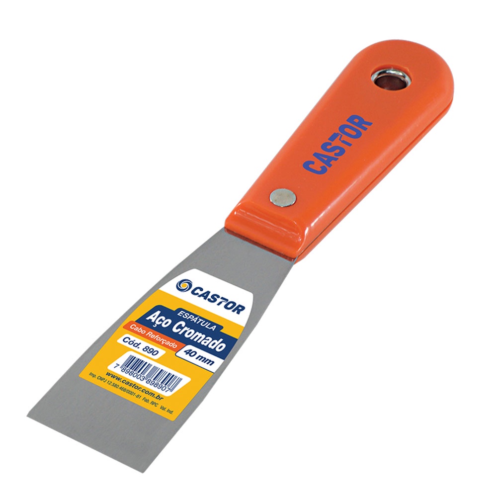 Espátula Multiuso de Aço Cromado 40mm - Série 890 - Castor em Oferta na Shopee