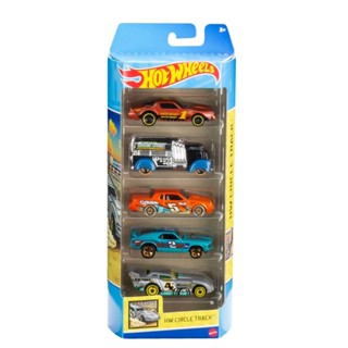 Hot Wheels Basics Pack com 5 Carros Circle Track - Mattel
