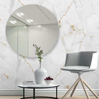 Espelho Redondo 60cm Para Banheiro Quarto Decorativo Parede