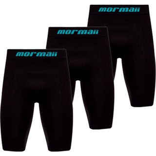 Kit com 3 Bermudas Long Leg Sport Mormaii Academia Fitness