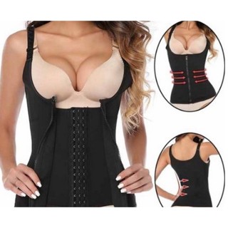 Cinta Dupla Ajustável Modeladora Colete Abdominal Feminina Com Alça Corset 3234