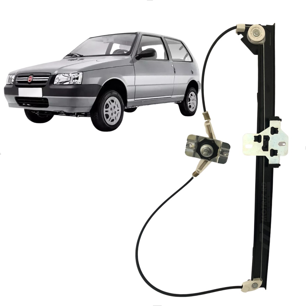 Máquina Vidro Uno 2 Portas Dianteira Manual Lado Esquerdo em Oferta na Shopee