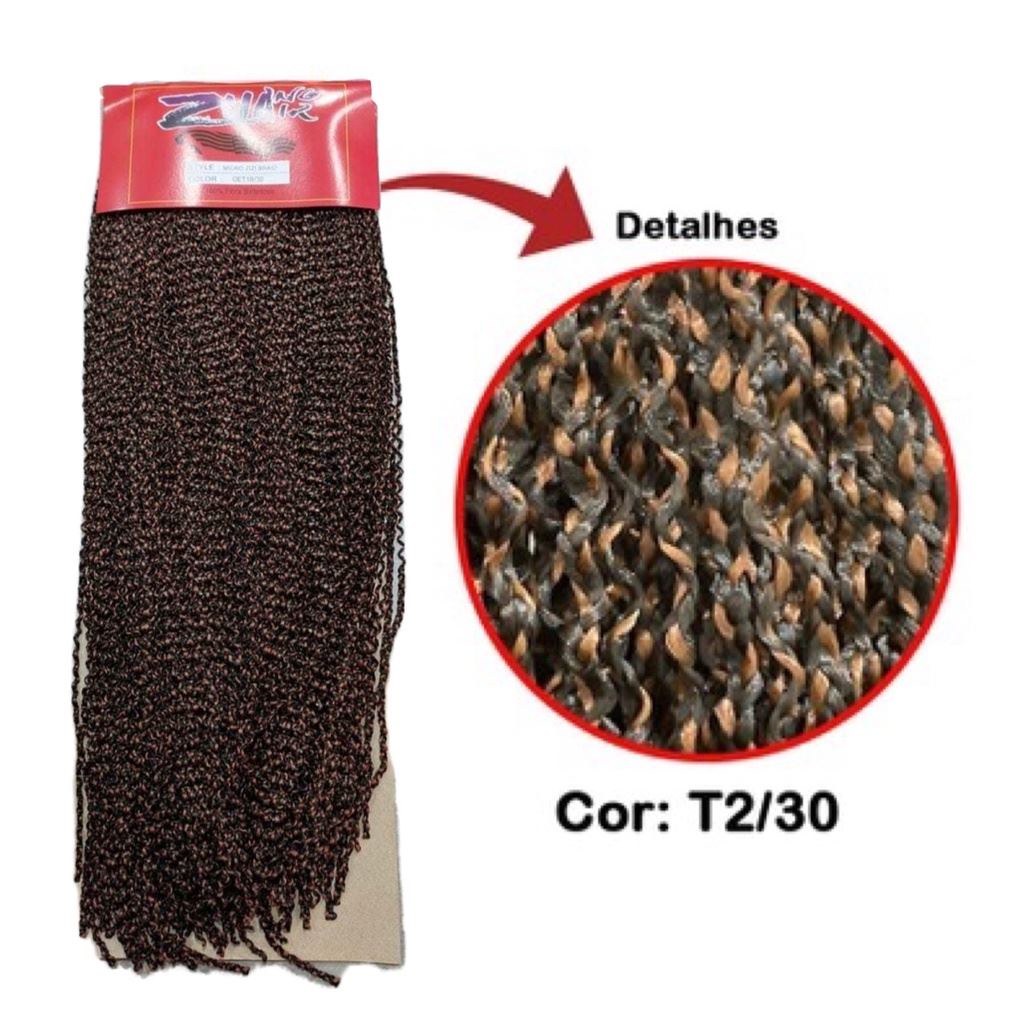 Cabelo Micro Zizi Pacotão 320g Miojinho Trancinha Kanecalon Cor T2/30
