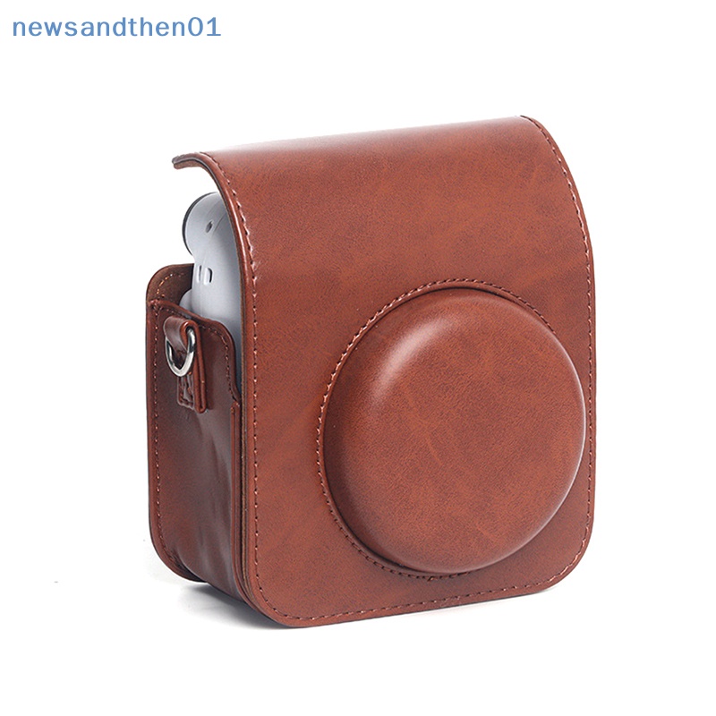 newsandthen01 Para Instax Mini 12 Estojo Câmera Bolsa Em Couro PU Com Alça De Ombro Nice