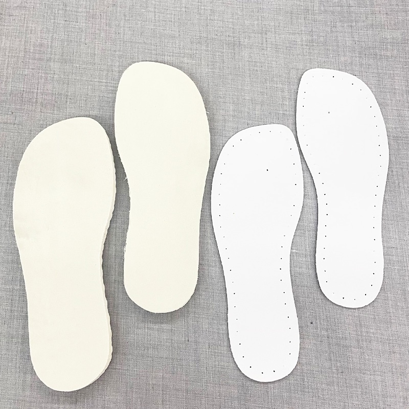 SOLADO BRANCO ANTIDERRAPANTE 10 MM COM PALMILHA DE COURVIN (34 a 41)