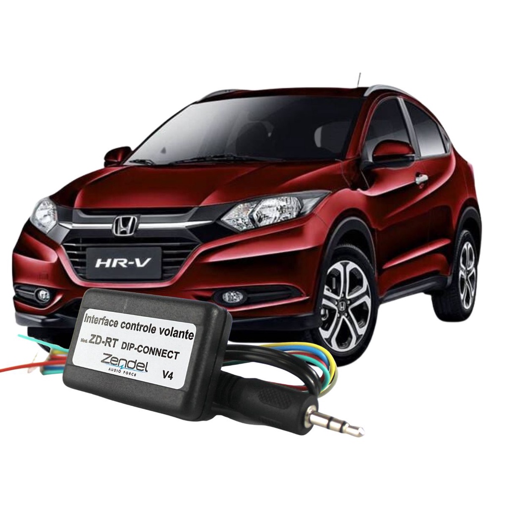 Interface Volante Hrv 2015 A 2021 Pioneer Positron H Buster Central Controle de Som no Volante do Veículo