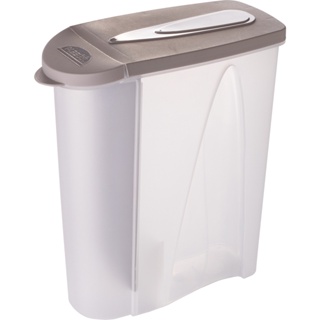 Porta Sabão Em Pó Com Dosador Economico 1kg Tampa Cinza em Oferta na Shopee