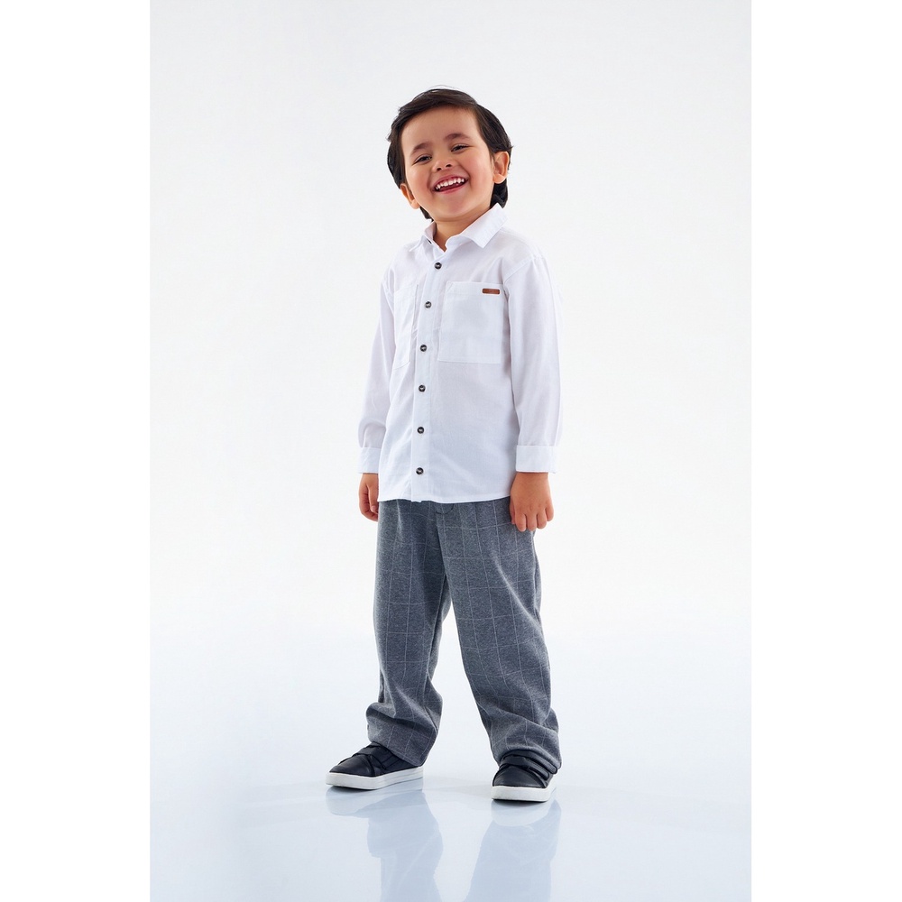 Calça Xadrez Infantil Masculina Up Baby