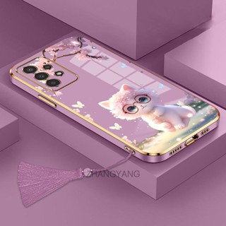 Caixa De Silicone Para Telefone Samsung a13 a23 a13 4g Linda Capa TPU Com Alça Pendurar Tassel