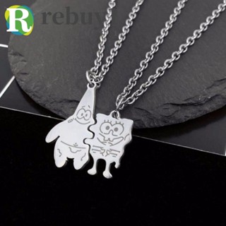 Rebuy1 Colar / Corrente De Clavícula De Aço Com Pingente De Desenho / Melhor Amiga