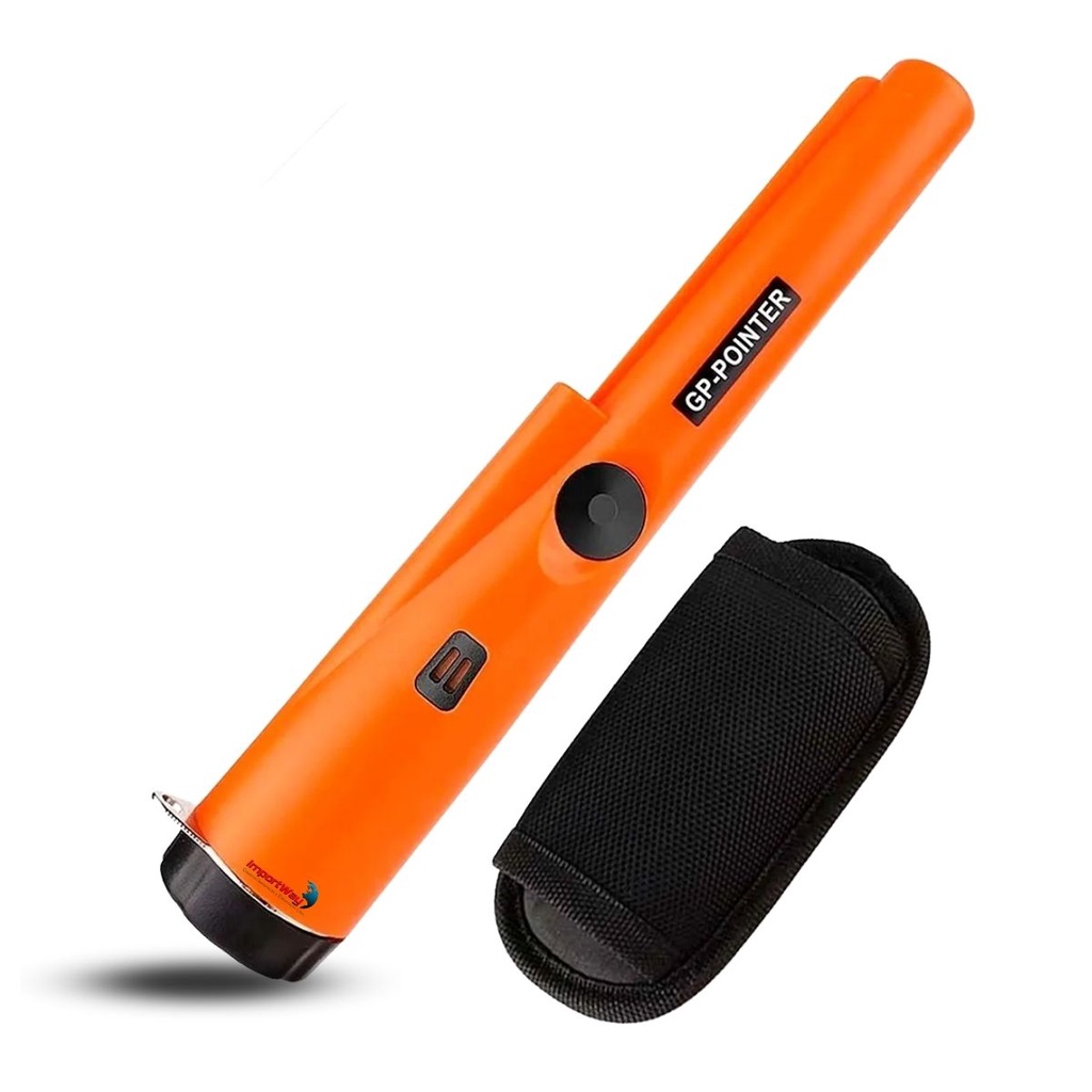 Detector De Metal Portátil Importway 9v Área Detecção 360°