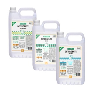 Eficiente Bioz Green Detergente Natural Refil 5 Litros Feito de Plantas Com Glicerina Vegetal em Oferta na Shopee