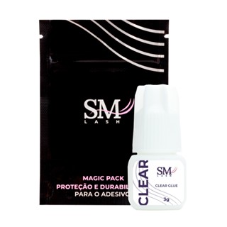 Cola Para Cílios Transparente Adeivo Sm Lash Clear 3ml