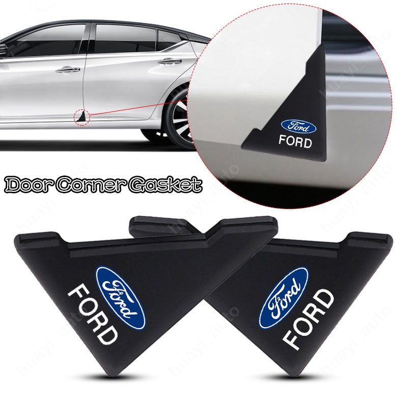 【 Limited Oferta De Tempo 】 2/4 Pcs Ford Silicone Anti-Colisão Canto Protetor Da Porta Do Carro Acessórios De Decoração Para Ranger Bronco Focus Kuga Ka EcoSport Territory Transit Série F