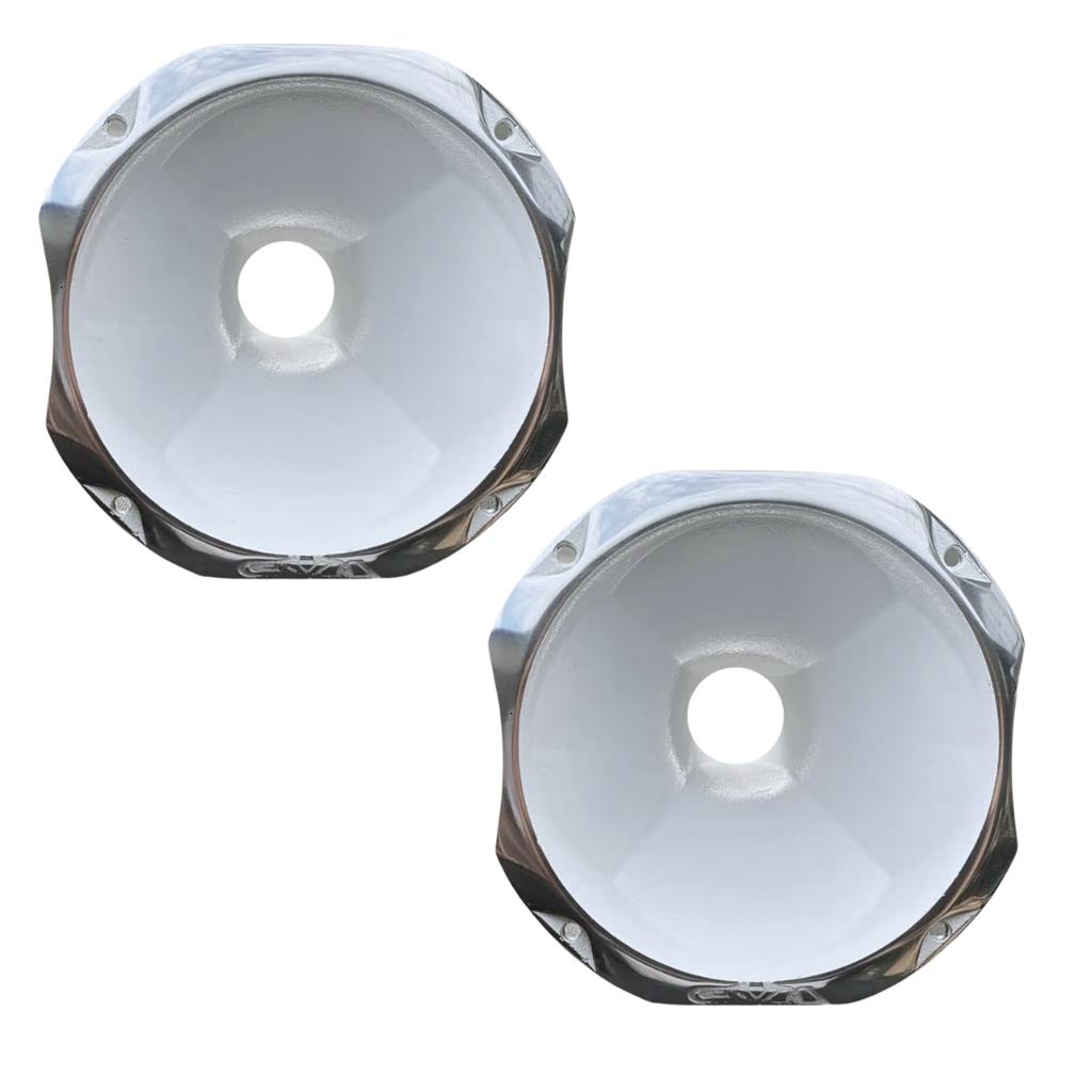 Corneta Gvm 1750 Expansor 2 Pol Aluminio Branco Driver 2 Unidades