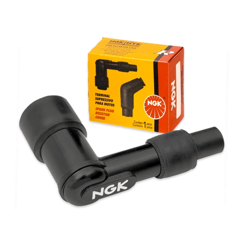 Cachimbo NGK CG / XLR / XR / BIZ / Dream / MAX / Hunter / YBR em Oferta na Shopee