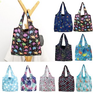 Mochila Dobrável de Ombro Reutilizável Praia e Compras COR E PADRÃO ALEATÓRIO MING