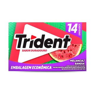 Chiclete Trident Melancia C/14Unid 25,2g em Oferta na Shopee