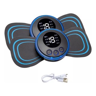 Kit 2 Massageador Elétrico Para Cervical Perna Lombar Abdômen Relaxante E Alívio De Dores