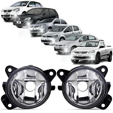 Par/Un Farol Milha Gol G5 Voyage Saveiro Fox Golf Polo 2008 2009 2010 2011 2012 em Oferta na Shopee