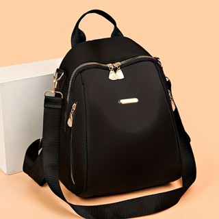 Tendências femininas, anti-roubo, mochila de tecido Oxford versátil e elegante mochila escolar estudantil