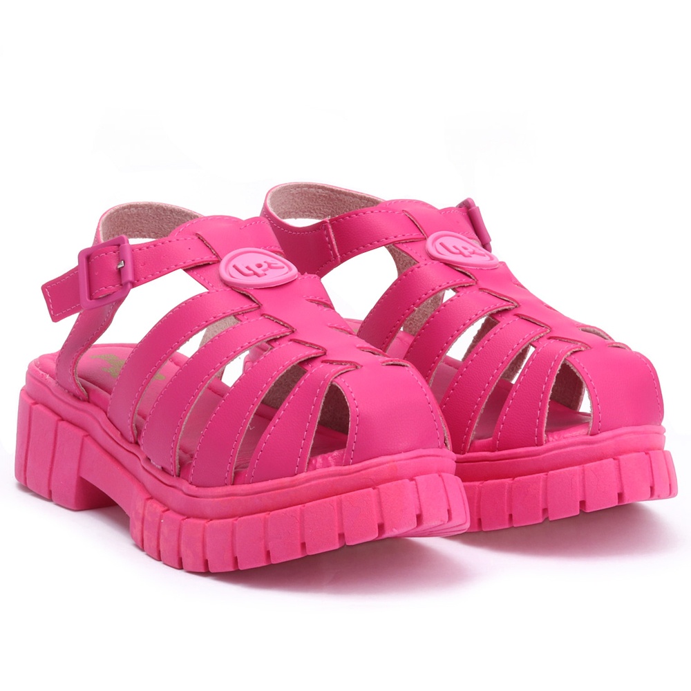 Sandália Fisherman Feminina Plataforma Tratorada WorldColors - Pink New em Oferta na Shopee