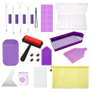 Ferramenta De Pintura De Diamante DIY Acessórios Para Ferramentas De Perfuração De Ponto Roxo Abertura De Argila Roxa Di