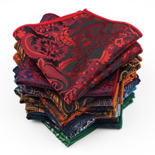 ZONFAZ Lenço De Seda Floral Paisley Masculino Clássico Vintage De Bolso Square Para Festa Jantar Terno Acessório em Oferta na Shopee