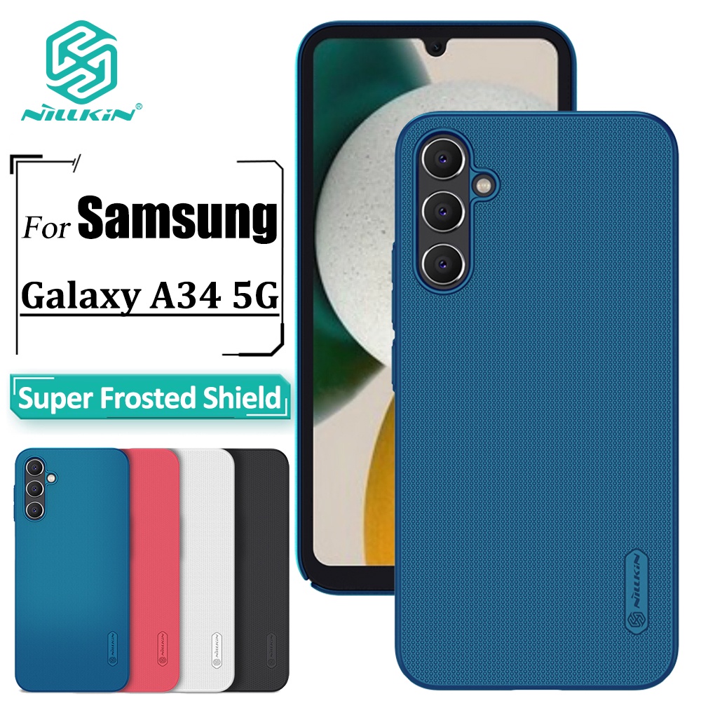 Capa Nillkin Hard PC Shield Phone Para Samsung Galaxy A52 5G A52S Ultra Fina Rígida Anti-Impressão Digital Traseira À Pr em Oferta na Shopee