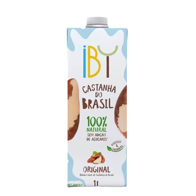 Leite Vegetal de Castanha do Brasil Original Iby 1L