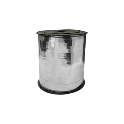 Fitilho Decorativo Metalizado 200m - Prata - 01 Unidade - Artlille