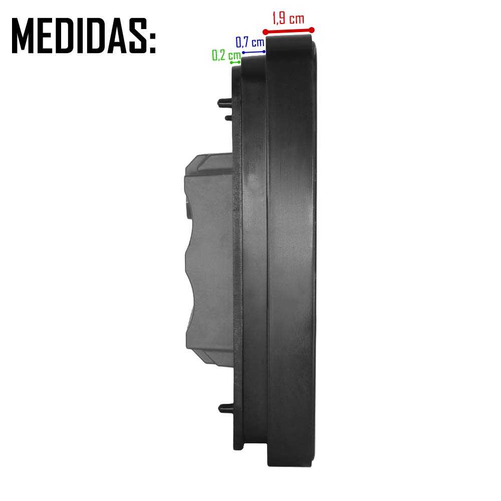 Moldura de Painel Adaptador Para Multimídia 9" Polegadas Universal Preto · foto 2